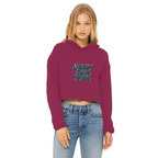 ANGRY CAN MAN 2.0 Ladies Cropped Raw Edge Hoodie