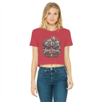 The Silver Shivers Band Classic Women's Cropped Raw Edge T-Shirt