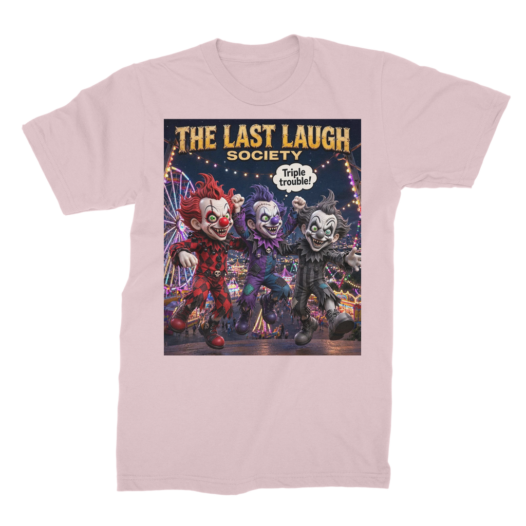 The Last Laugh Society Premium Jersey Adult T-Shirt