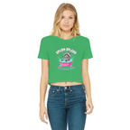 AOC Classic Women's Cropped Raw Edge T-Shirt
