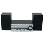 Victor Milwaukee 50W Desktop CD Stereo System Silver - Refurbished