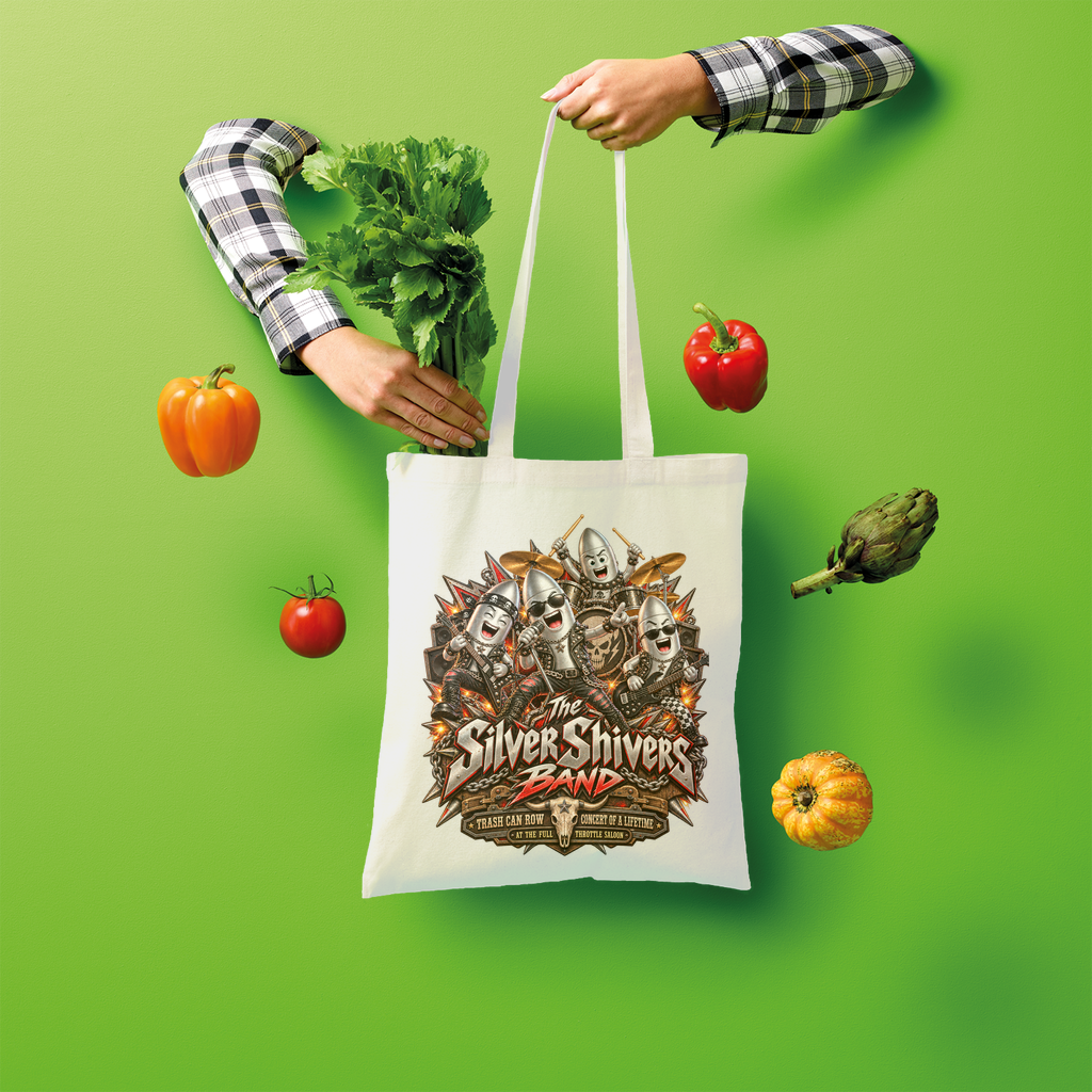 The Silver Shivers Band Shopper Tote Bag