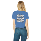 The Last Laugh Society Classic Women's Cropped Raw Edge T-Shirt