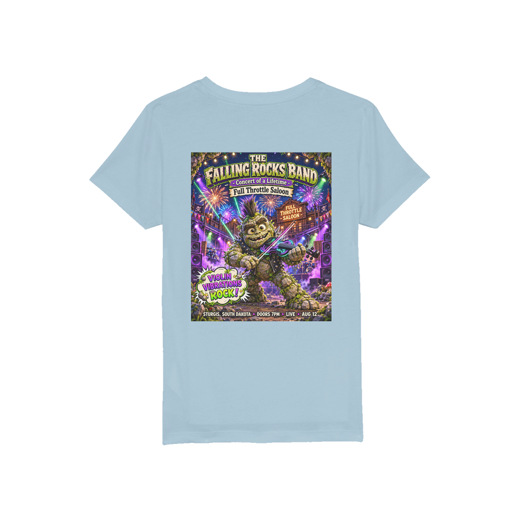 Falling Rocks COllection Organic Jersey Kids T-Shirt