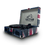 Victor Metro Plus Portable Dual Bluetooth Suitcase Turntable