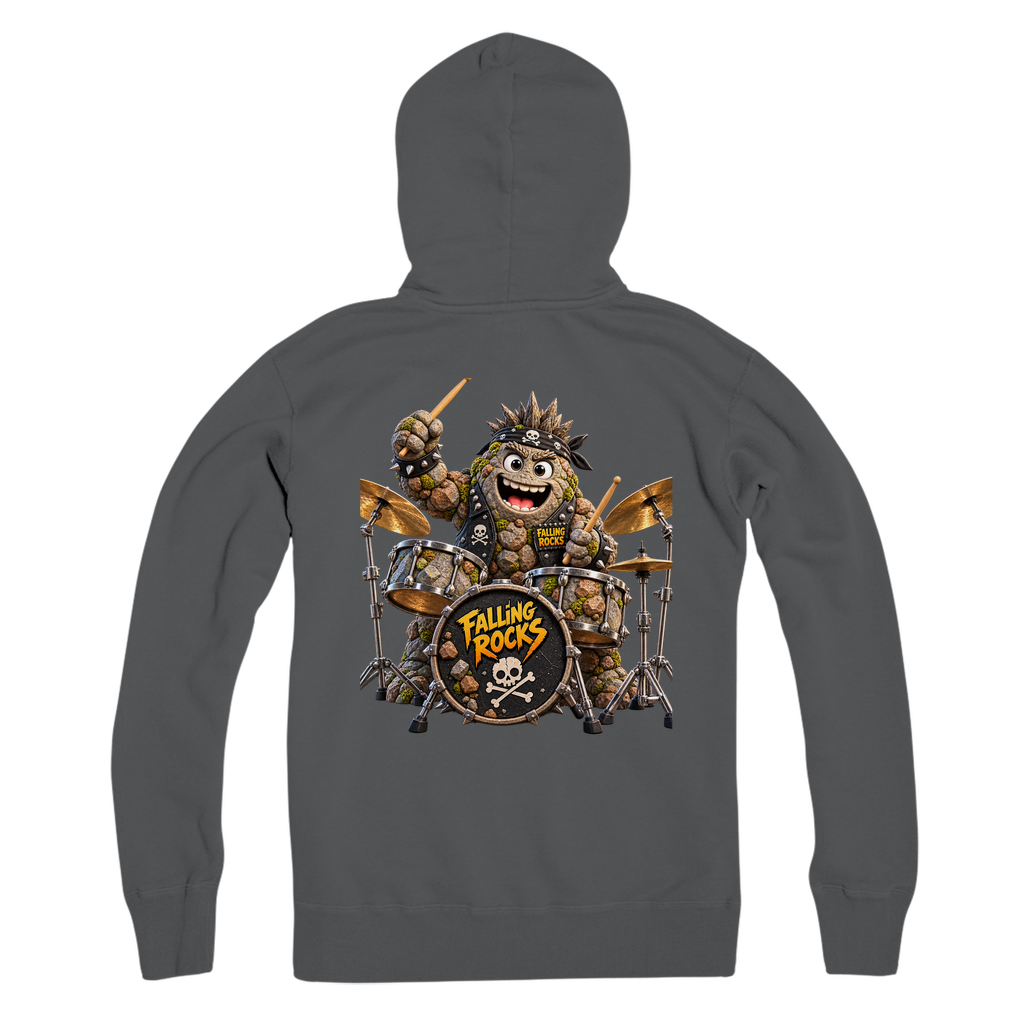 Falling Rocks COllection Premium Adult Zip Hoodie