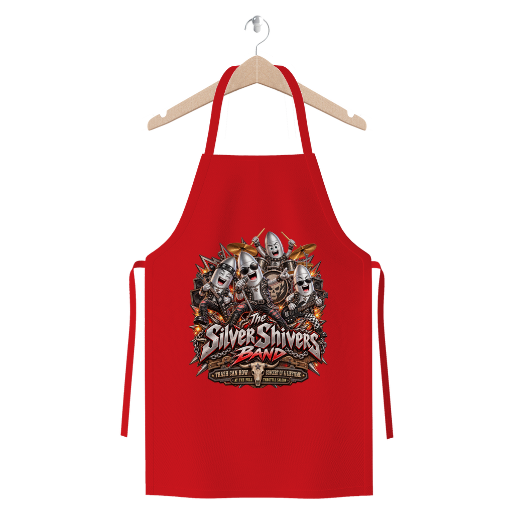 The Silver Shivers Band Premium Jersey Apron