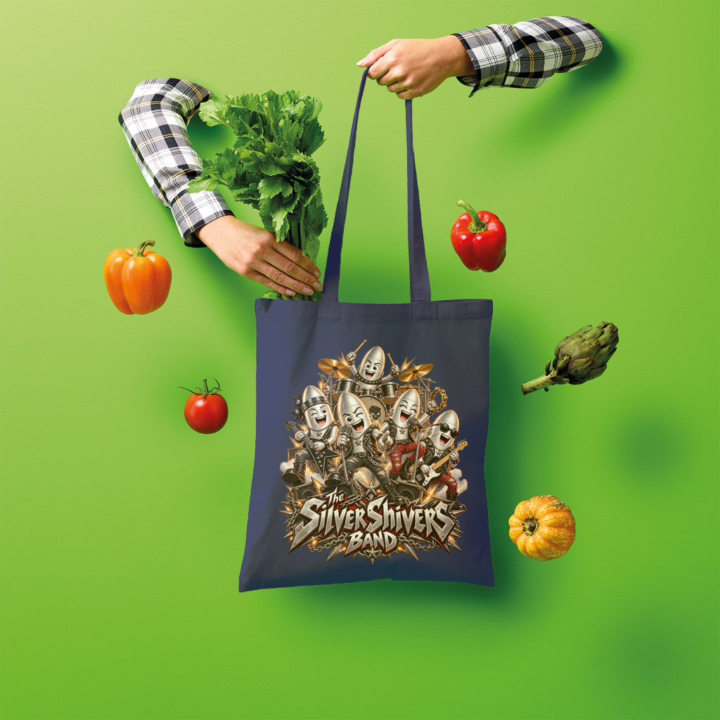 The Silver Shivers Band Shopper Tote Bag