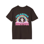 Chlamydia Survivor Cat T-Shirt — Cute Rainbow Calico Tee