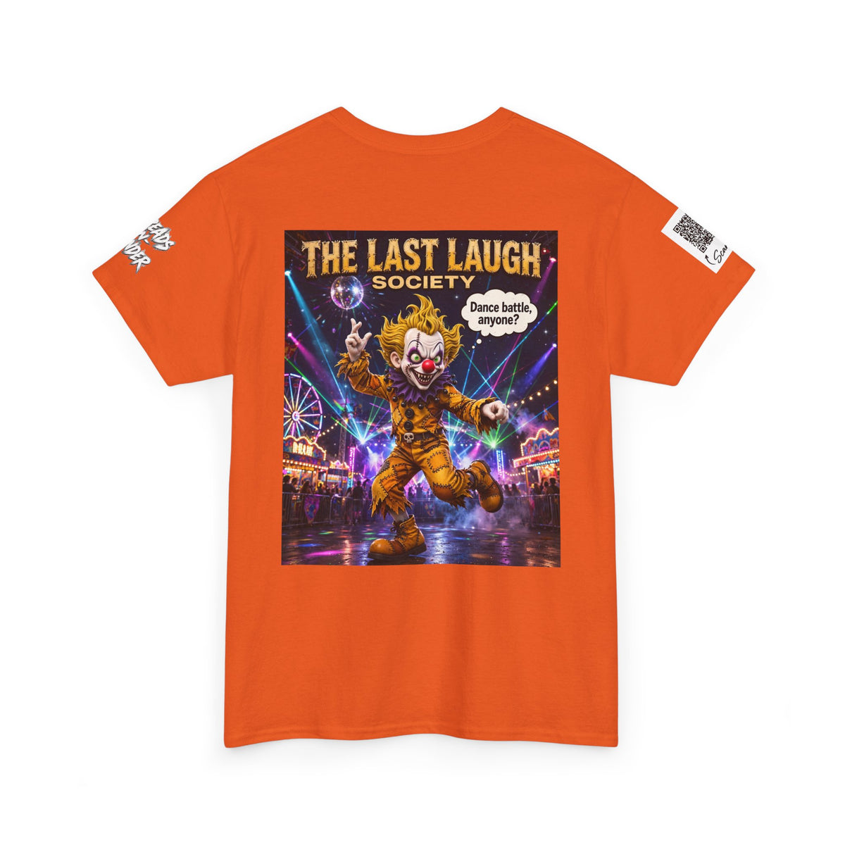 The Last Laugh Society Tee #152 — Carnival Clown Horror Graphic T-Shirt