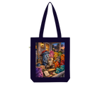Trash Can Row Organic Tote Bag