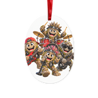 Falling Rocks COllection Ceramic Hanging Ornament
