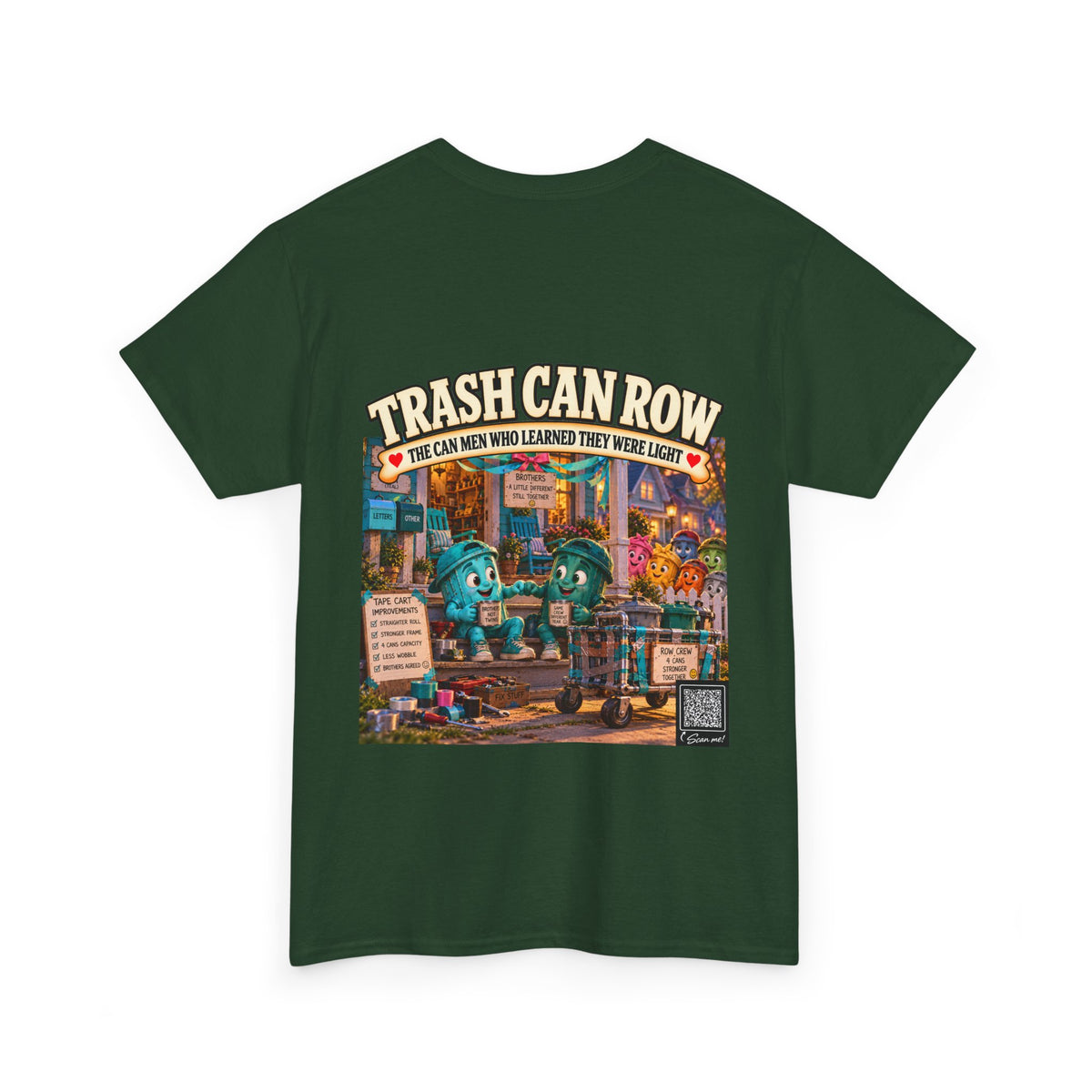 Trash Can Row Tee #1