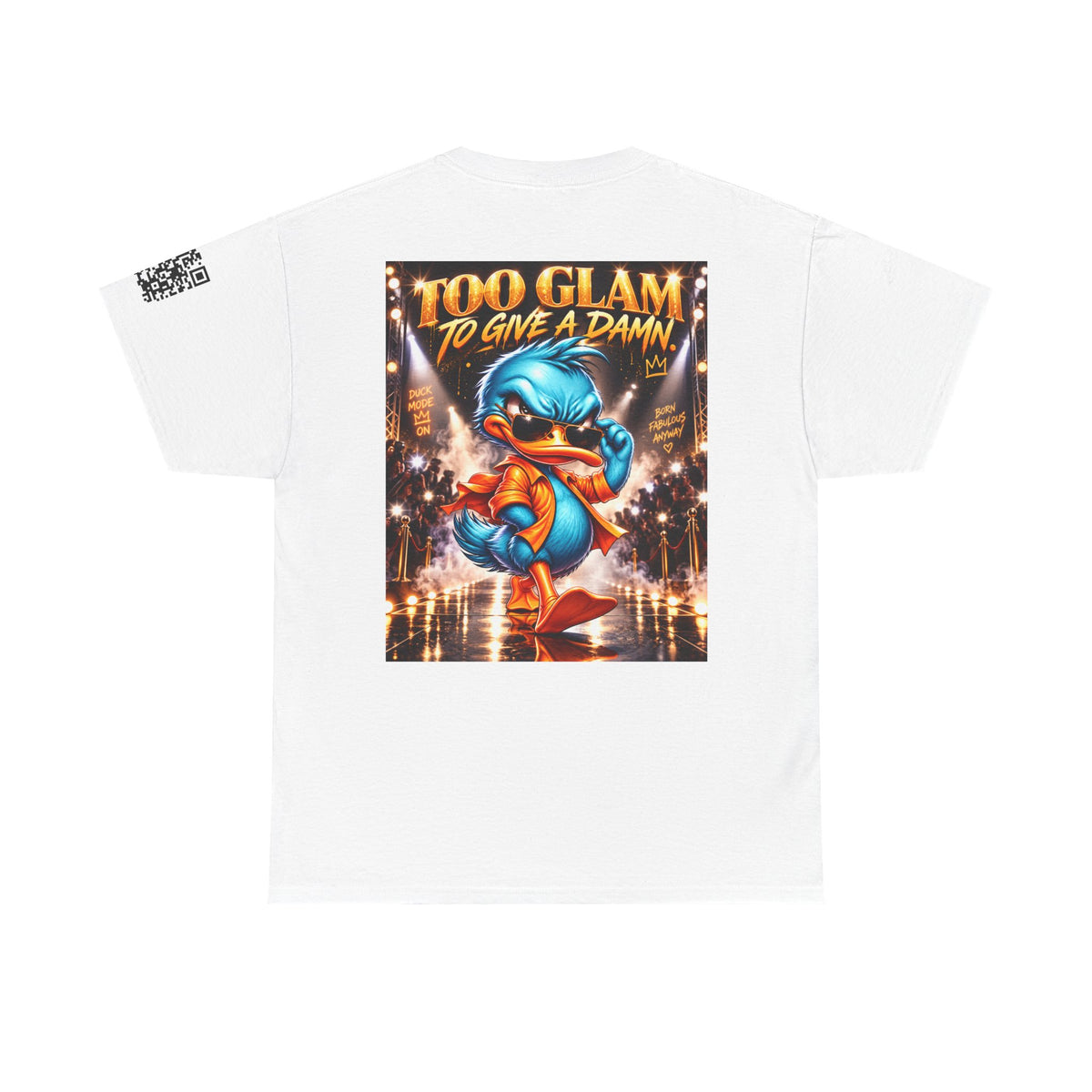 Too Glam to Give a Damn Back Graphic Tee