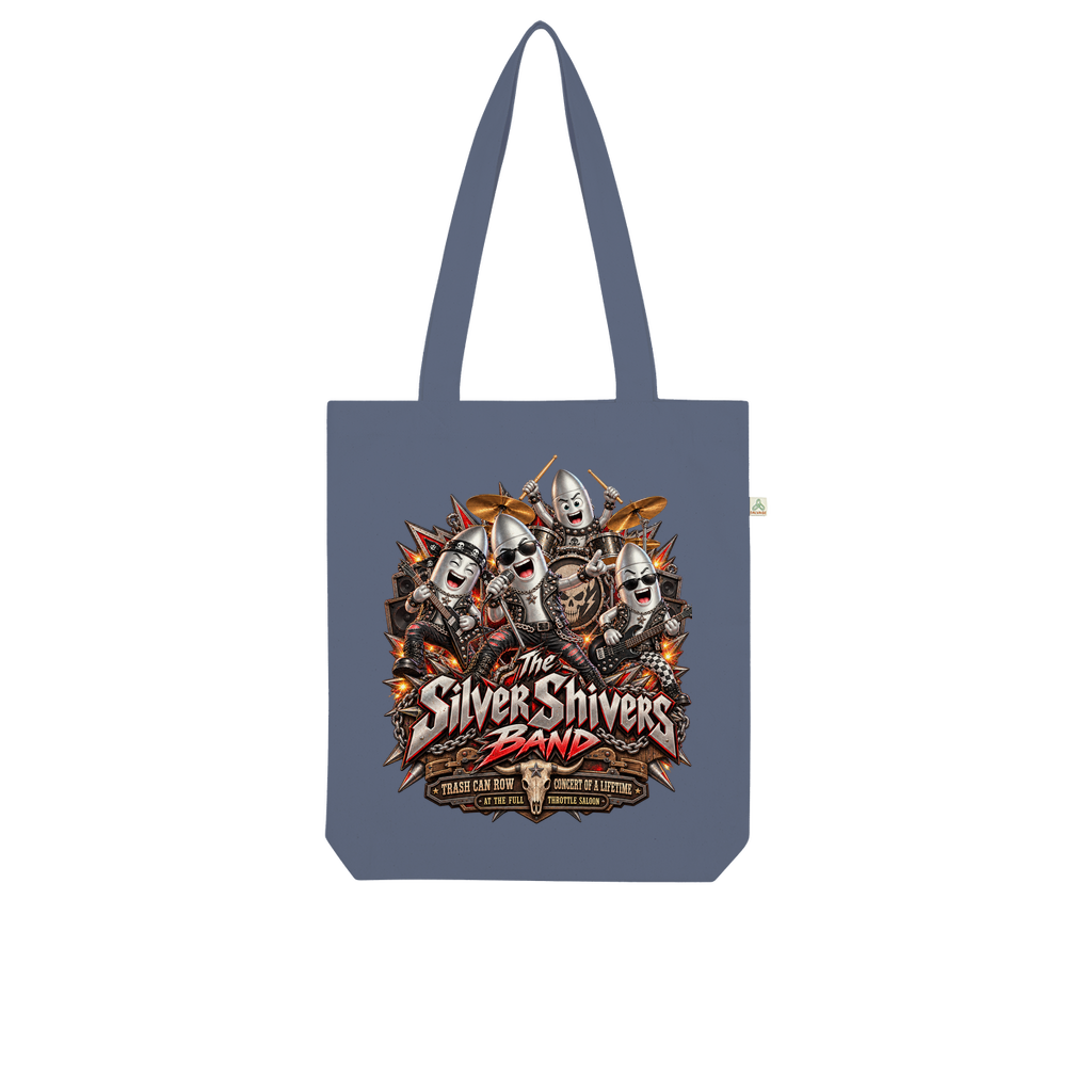 The Silver Shivers Band Organic Tote Bag