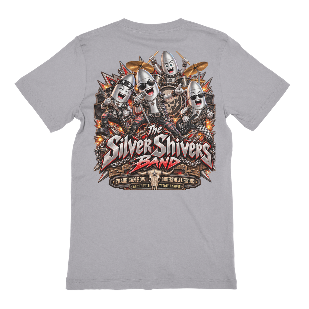 The Silver Shivers Band Premium Jersey Adult T-Shirt
