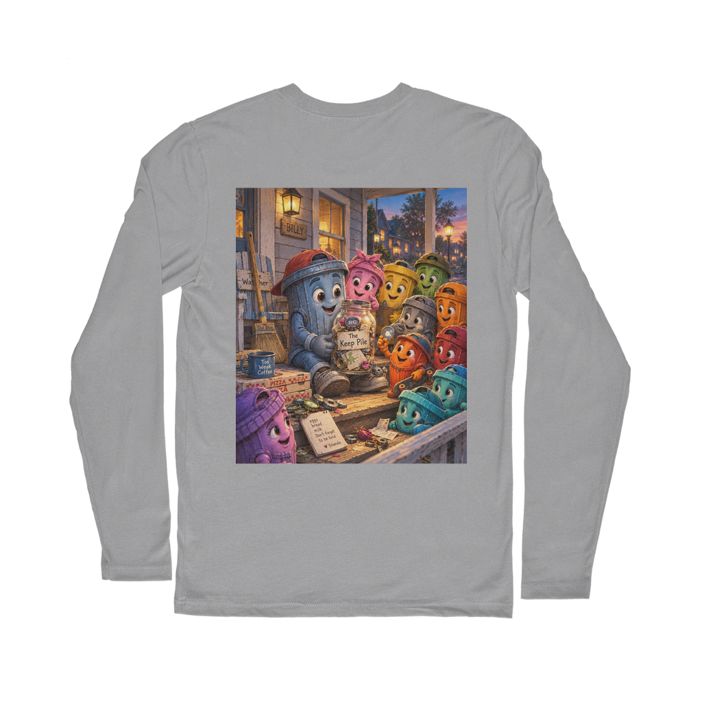 Trash Can Row – Classic Long Sleeve T-Shirt