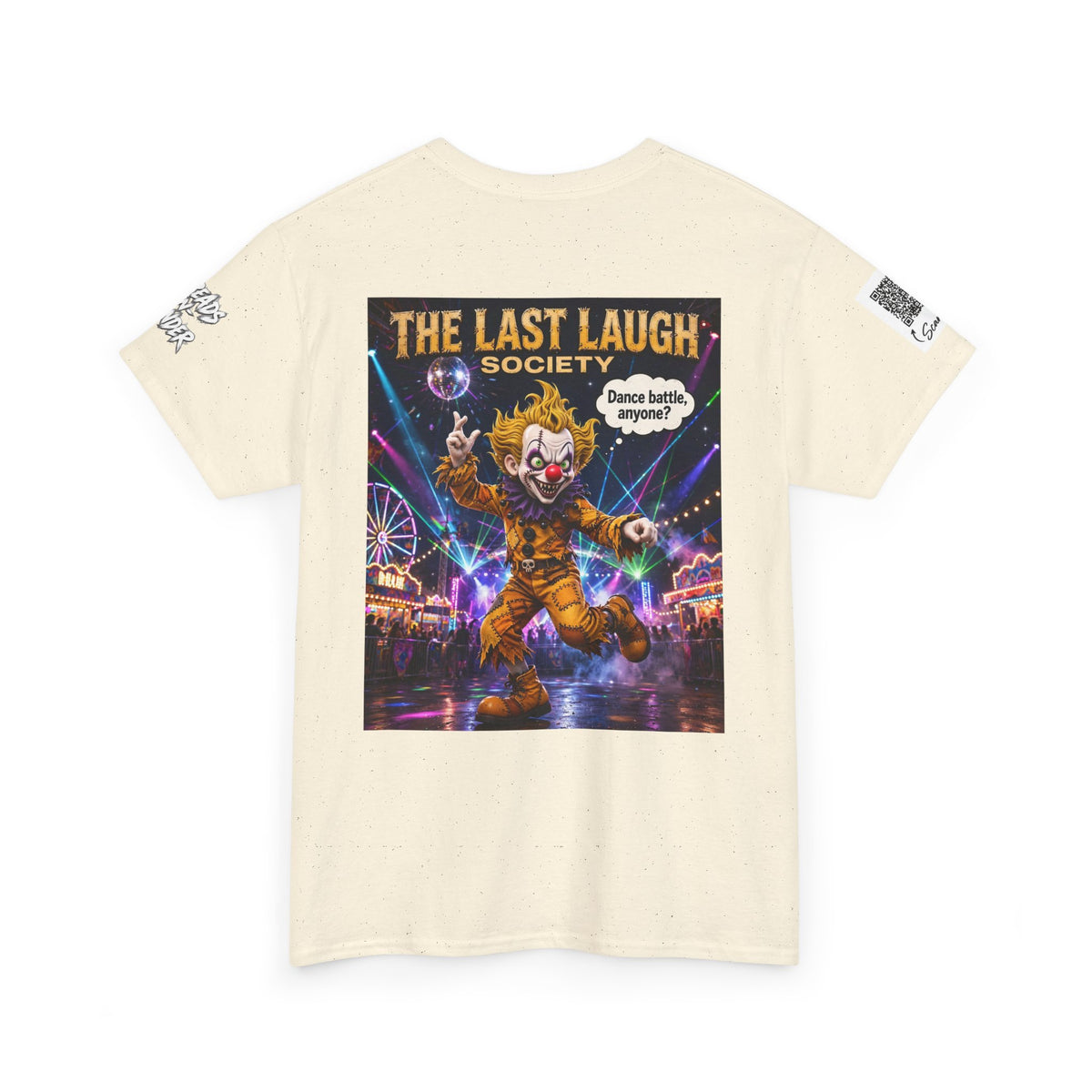 The Last Laugh Society Tee #152 — Carnival Clown Horror Graphic T-Shirt