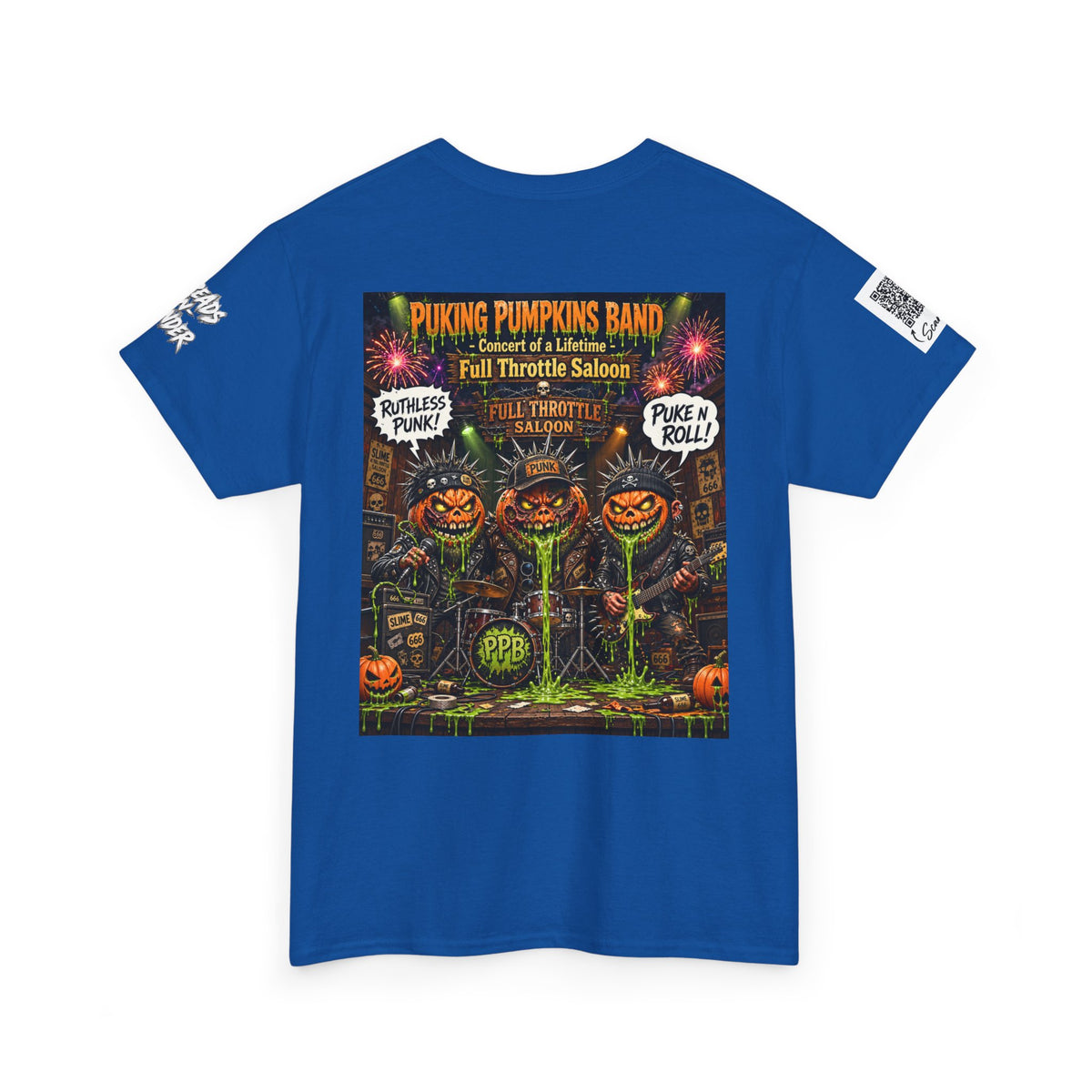 The Puking Pumpkins Punks #8 — Concert of Life - Horror Graphic T-Shirt