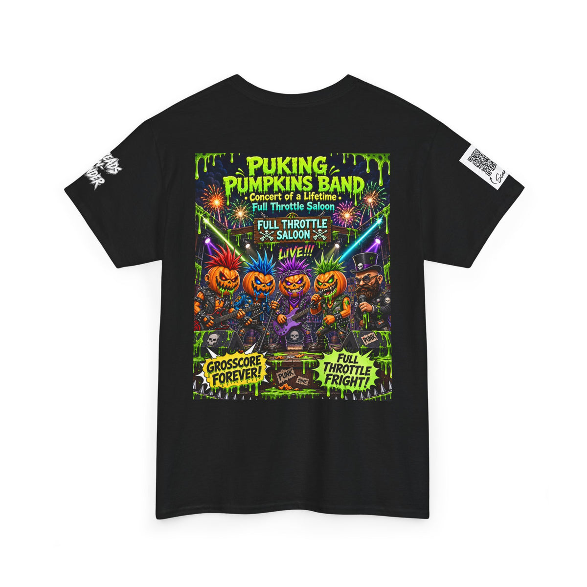 The puking Pumpkins Band #3 — Concert of Life - Horror Graphic T-Shirt