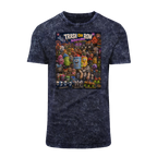 Trash Can Row CONCERT FOR A LIFETIME Acid Washed T-Shirt