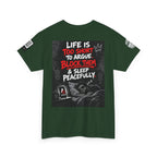 Life Is Too Short to Argue — Block Them & Sleep Back Graphic Tee