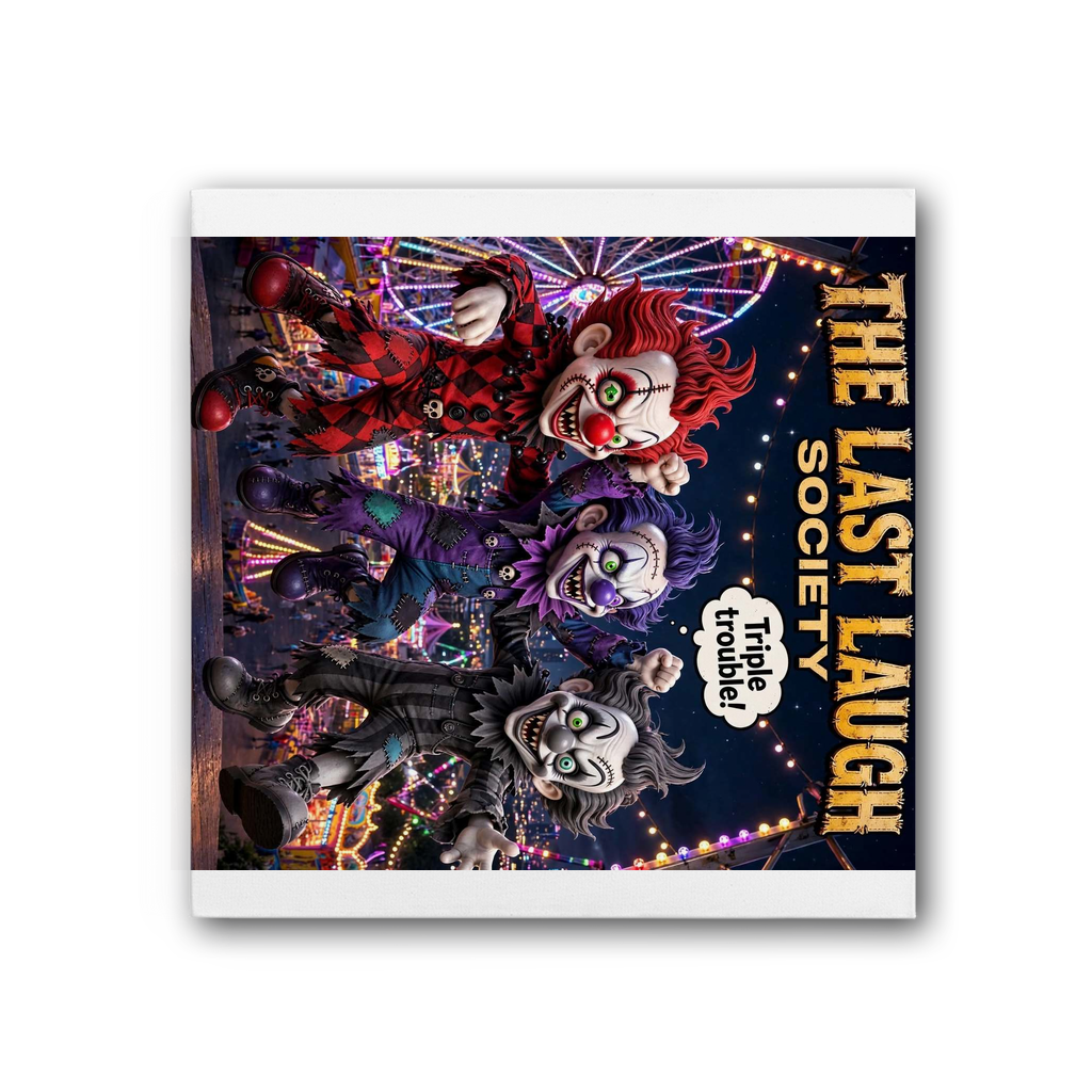 The Last Laugh Society Premium Stretched Canvas