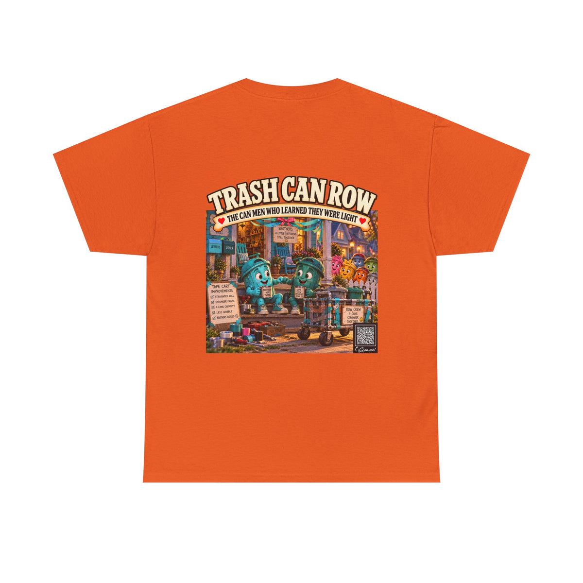 Trash Can Row Tee #1