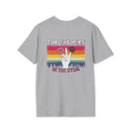 2 In The Pink Donut Peace Sign T‑Shirt — Retro Rainbow Dessert Graphic Tee