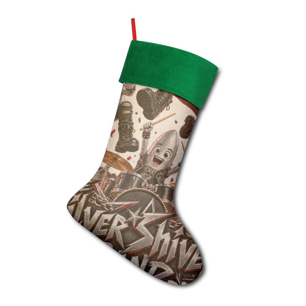 The Silver Shivers Band Sublimation Christmas Stocking