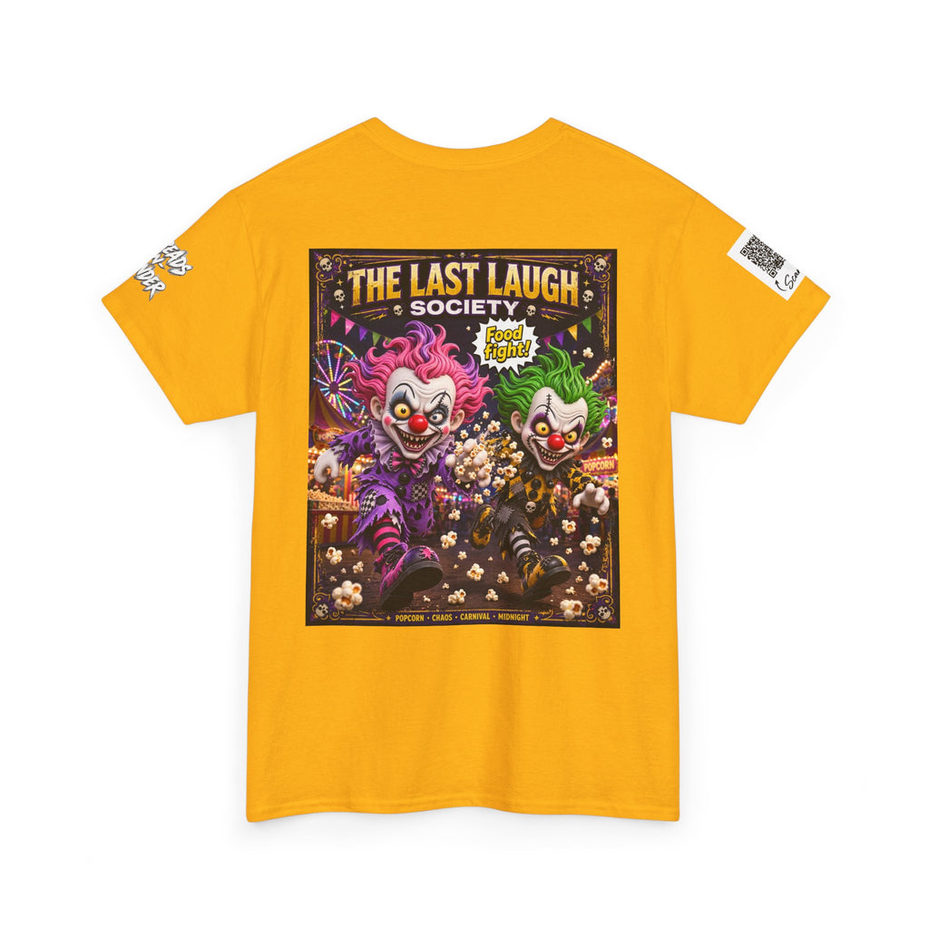 The Last Laugh Society Tee #132 — Carnival Clown Horror Graphic T-Shirt
