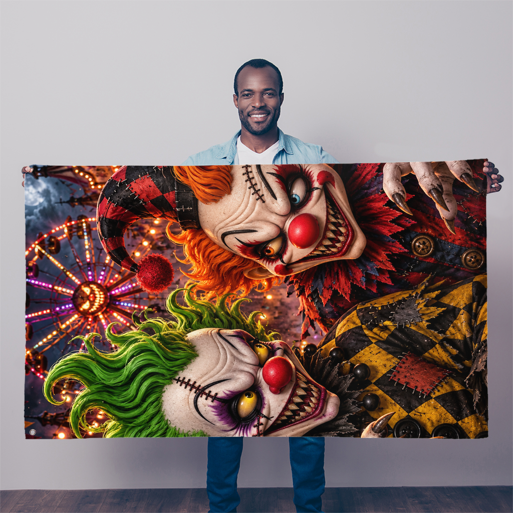 The Last Laugh Society Sublimation Flag