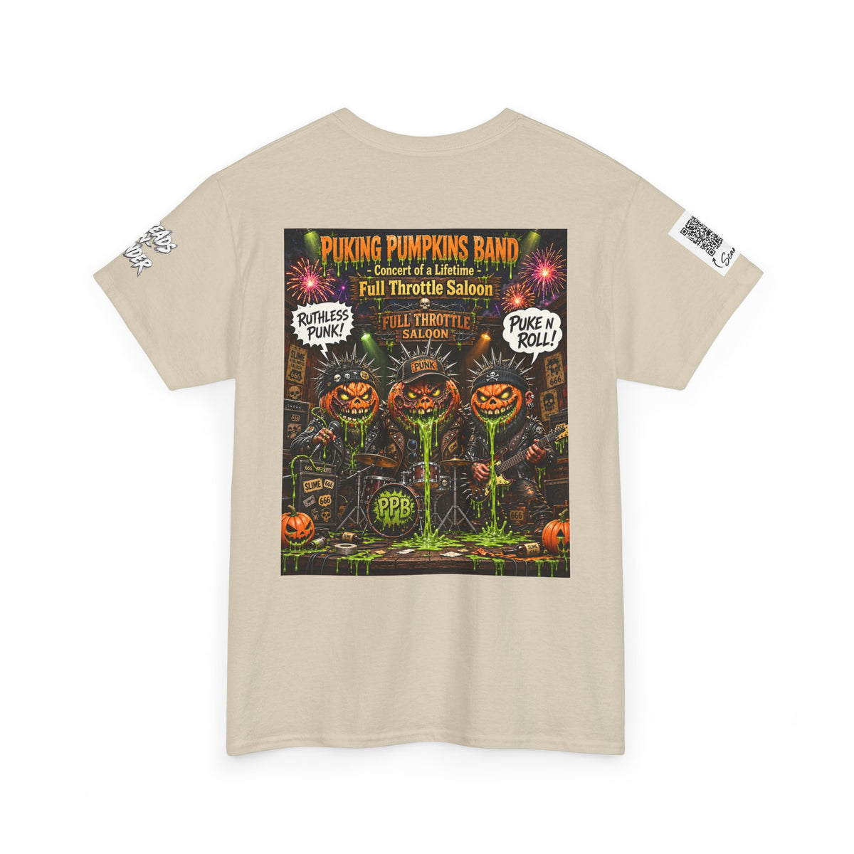 The Puking Pumpkins Band #8 — Concert of Life - Horror Graphic T-Shirt