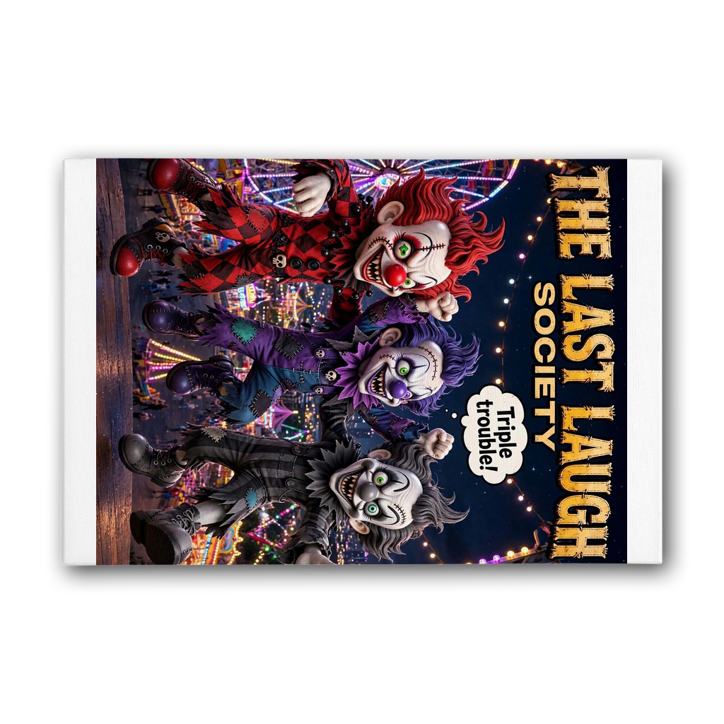 The Last Laugh Society Premium Stretched Canvas