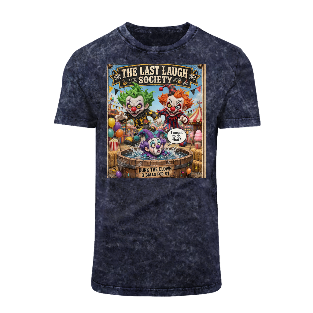 The Last Laugh Society Acid Washed T-Shirt