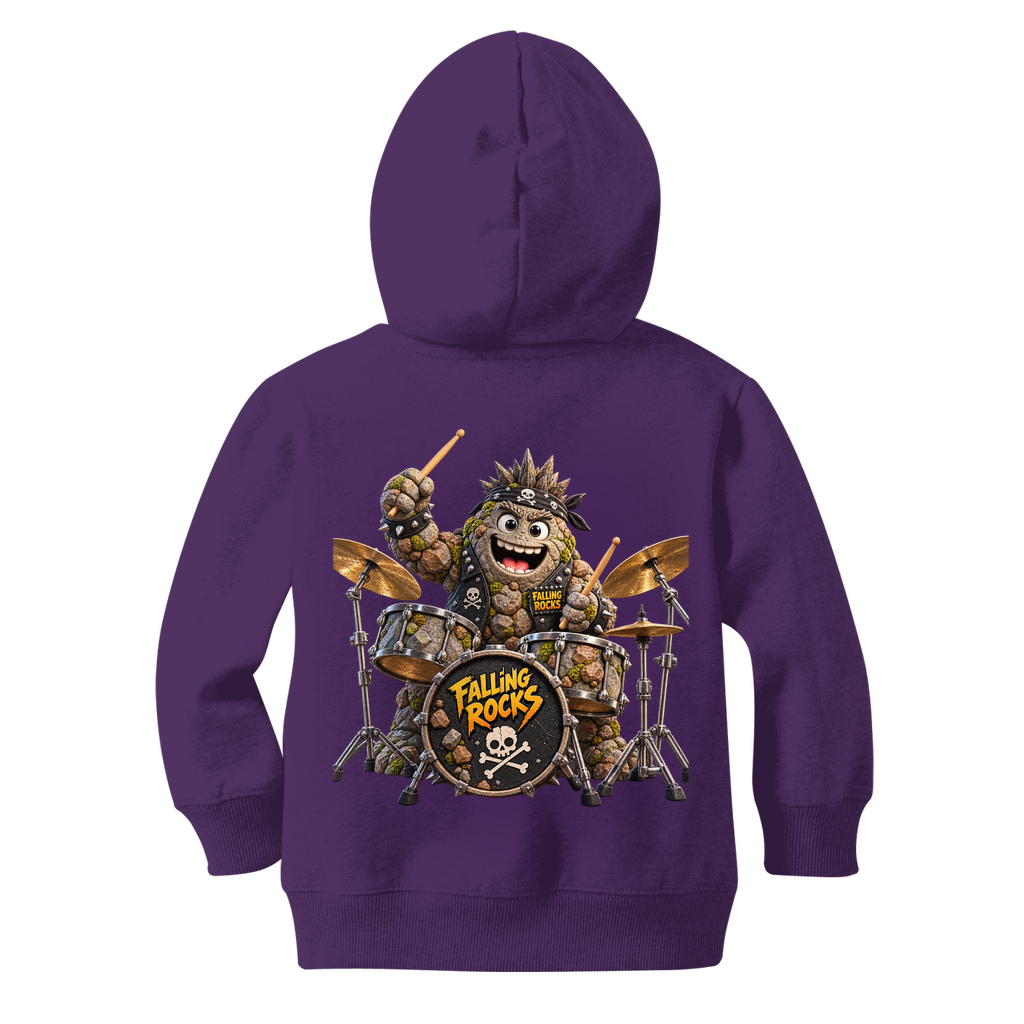 Falling Rocks COllection Classic Kids Zip Hoodie