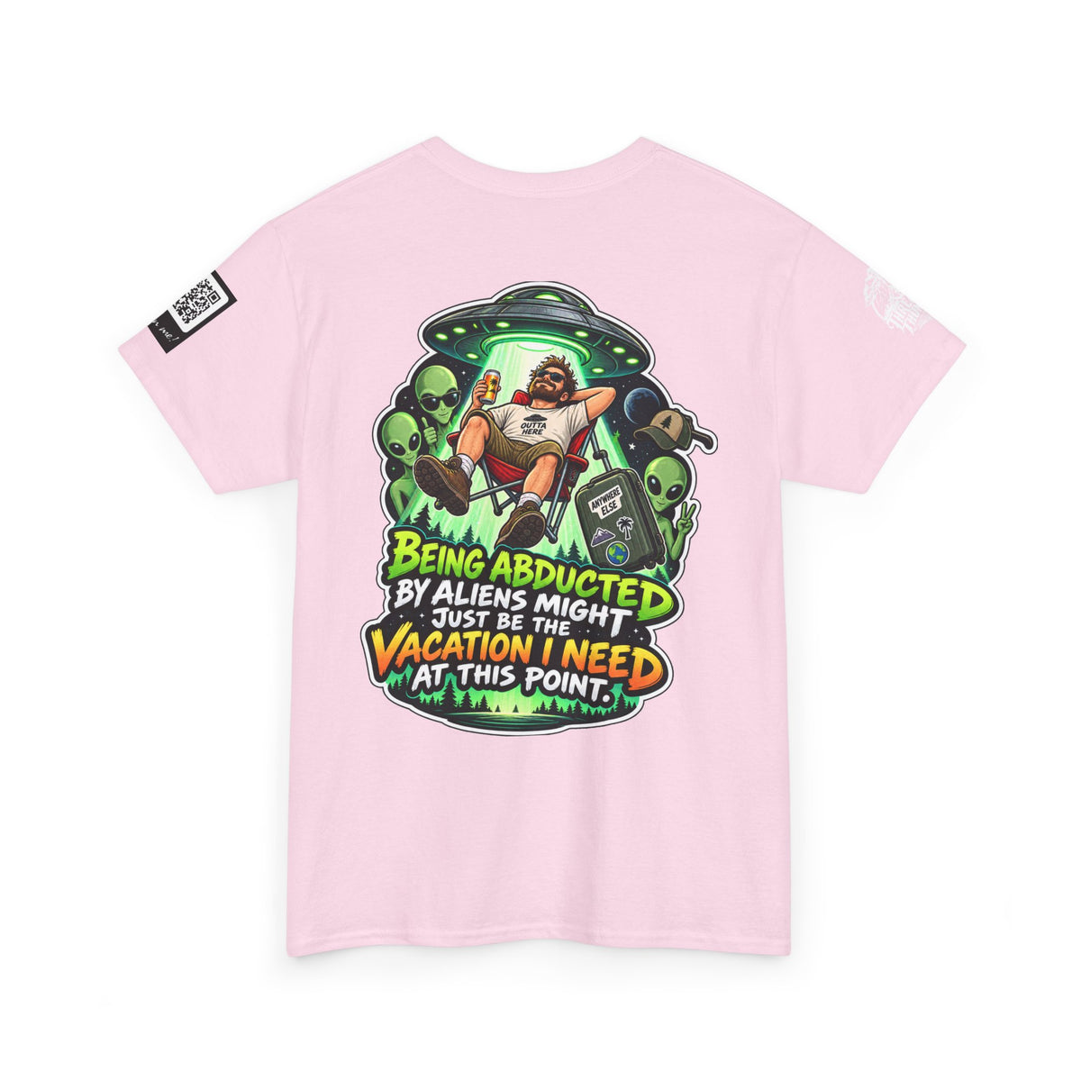 Alien Abduction Is the Vacation I Need Back Graphic Tee