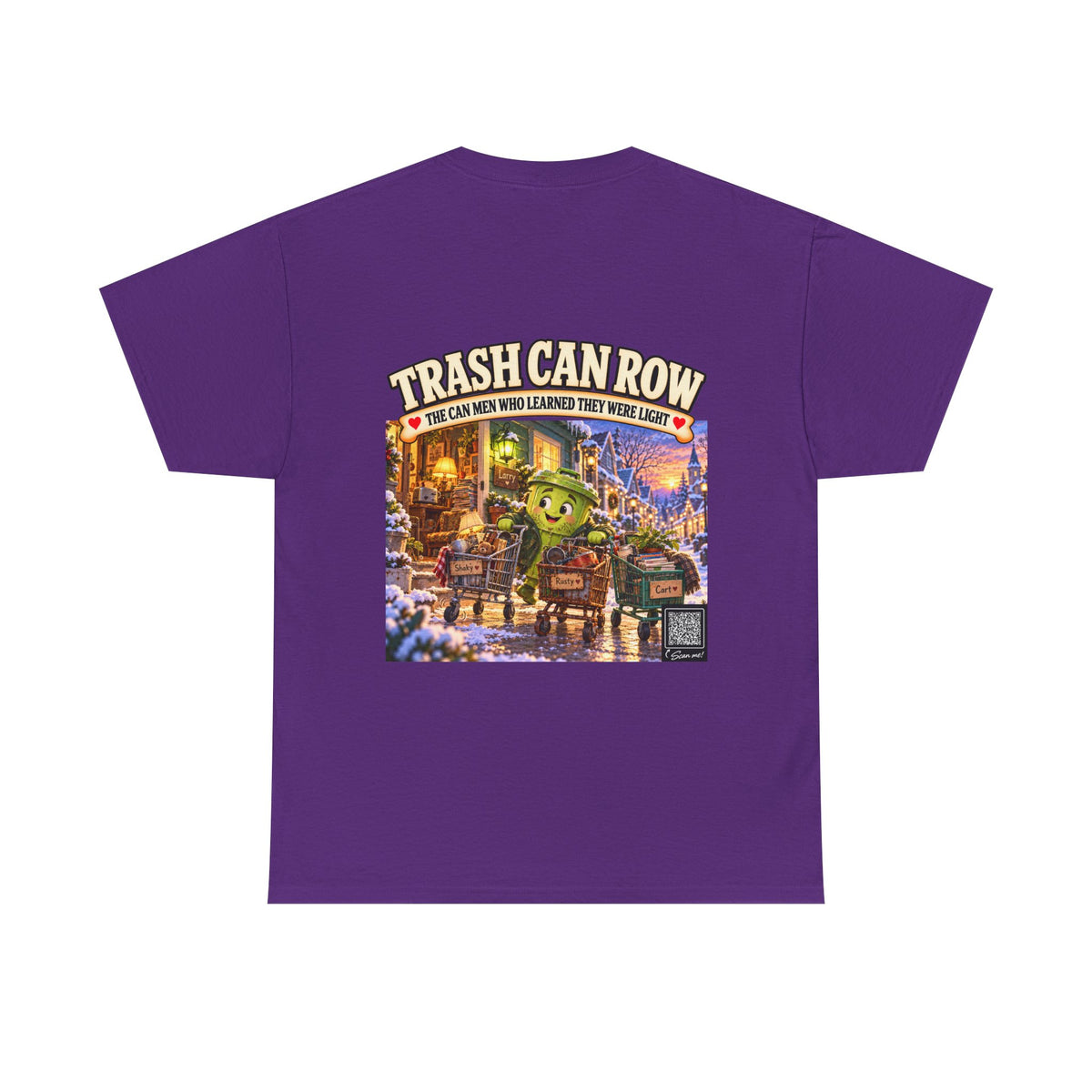 Trash Can Row Tee #4
