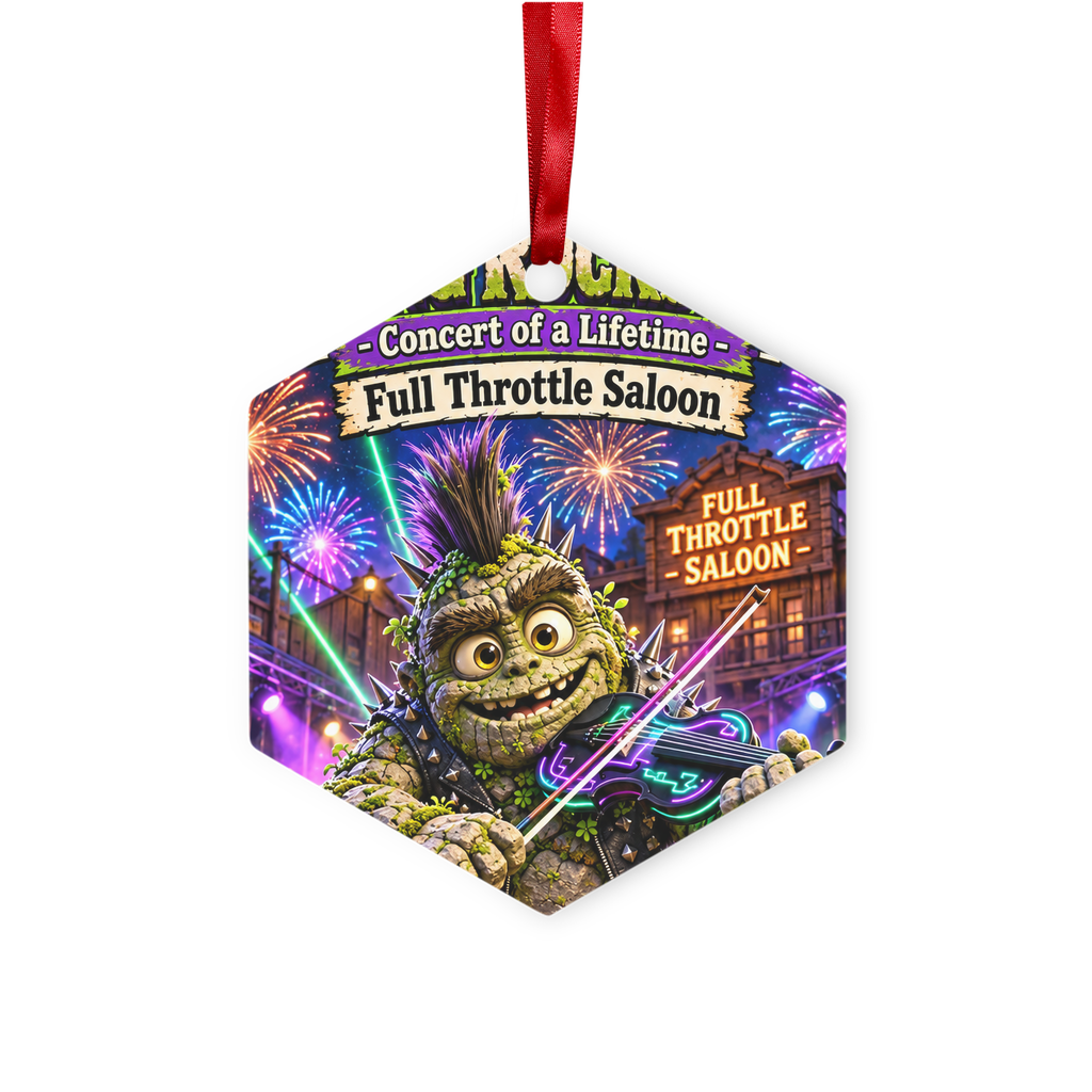 Falling Rocks COllection Metal Hanging Ornament
