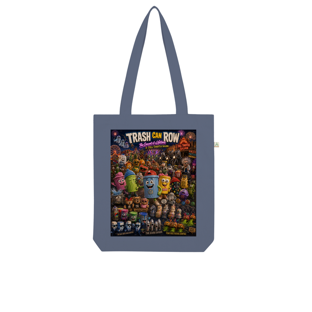 Trash Can Row CONCERT FOR A LIFETIME Organic Tote Bag