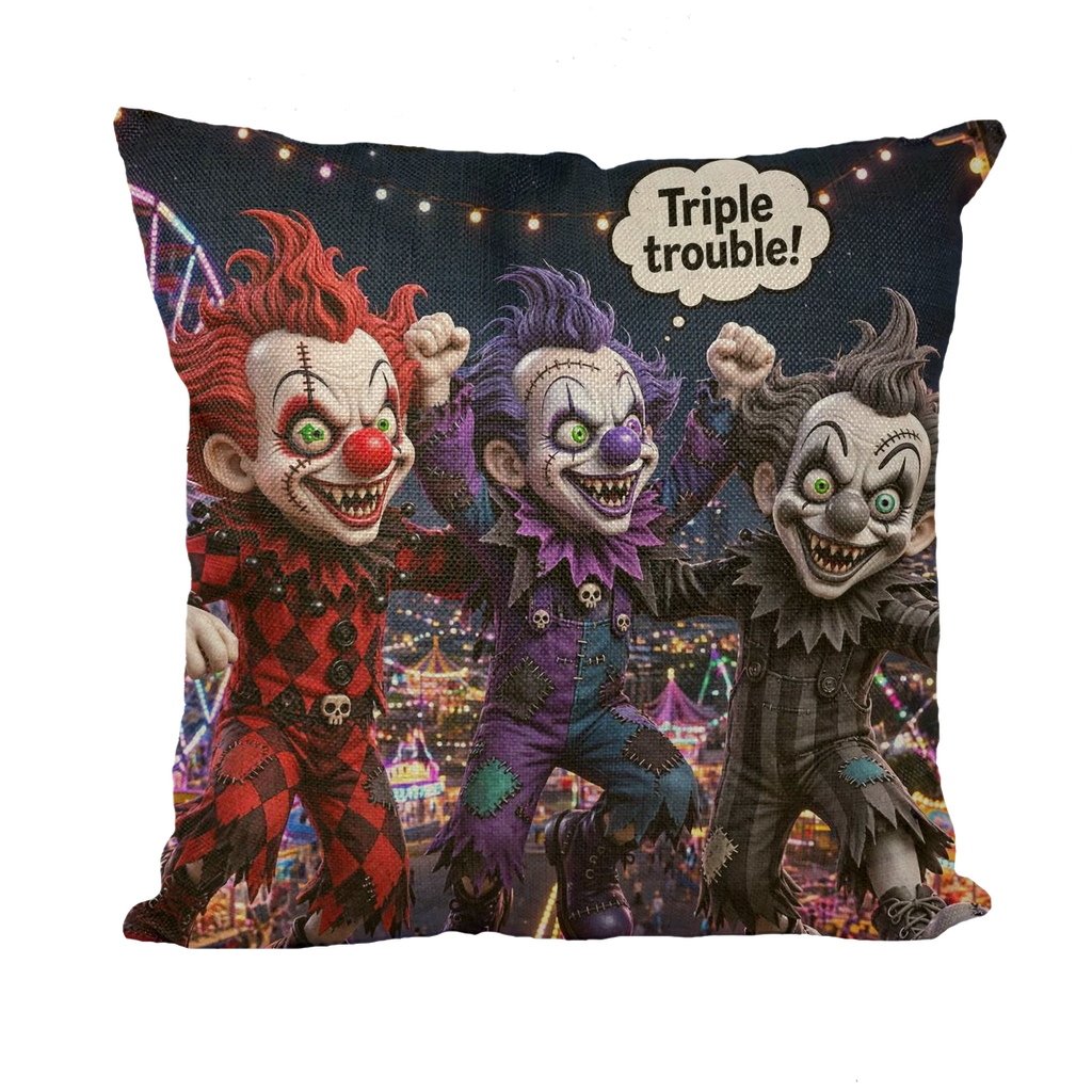 The Last Laugh Society Throw Pillows