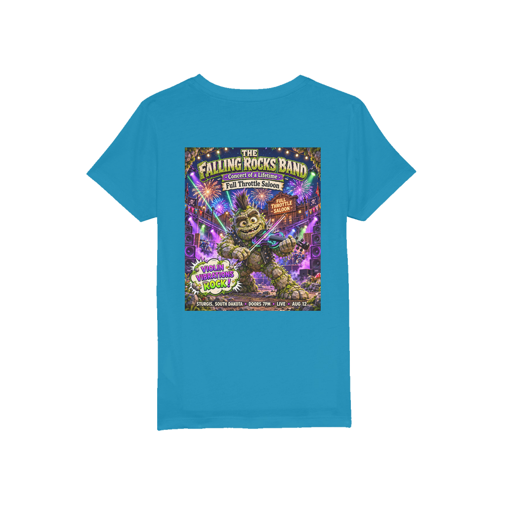 Falling Rocks COllection Organic Jersey Kids T-Shirt