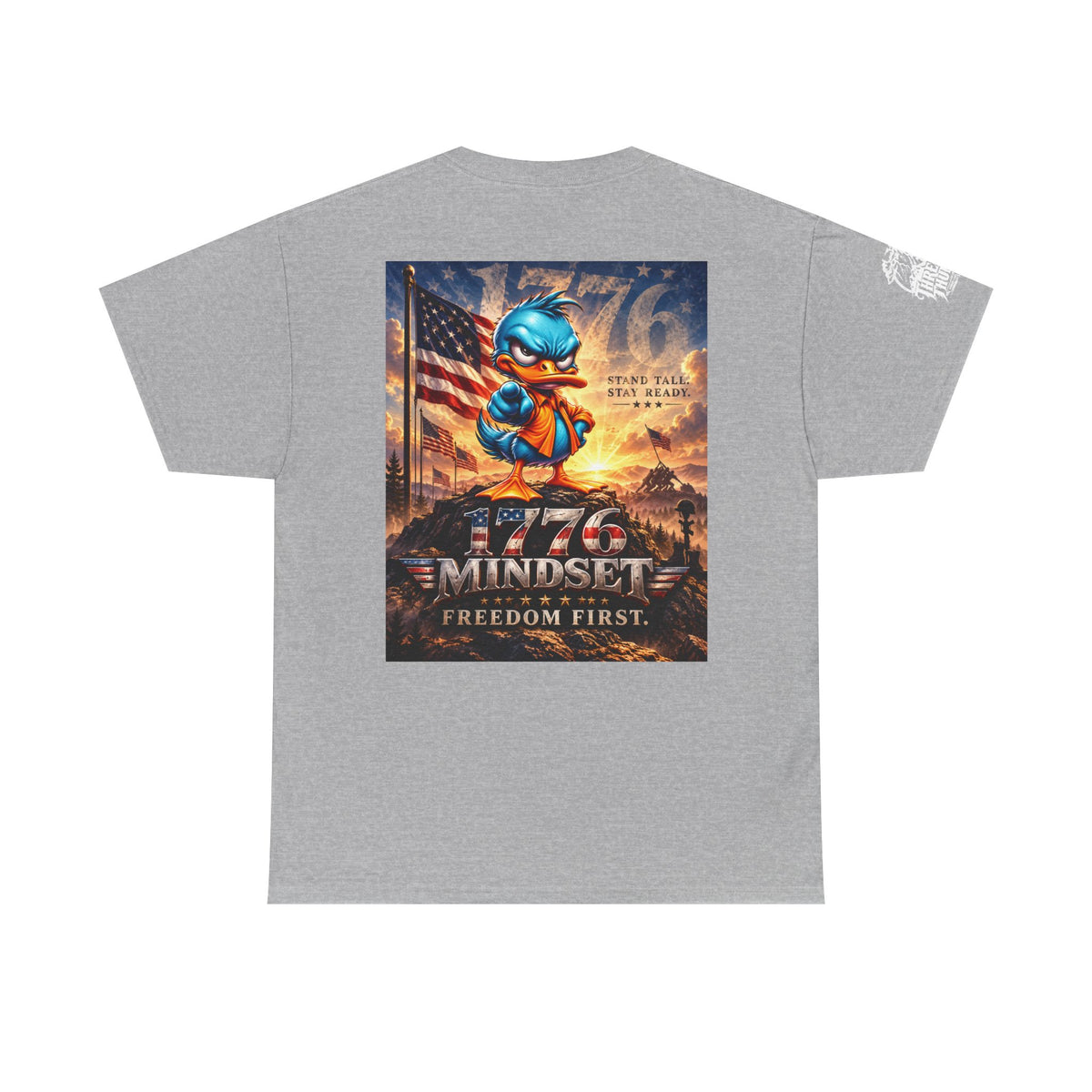 1776 Mindset — Freedom First Back Graphic Tee