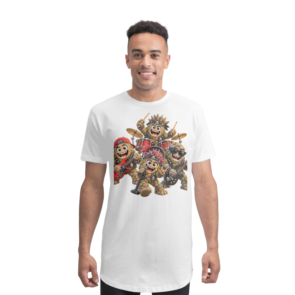 Falling Rocks Collection Premium Long Body T-Shirt