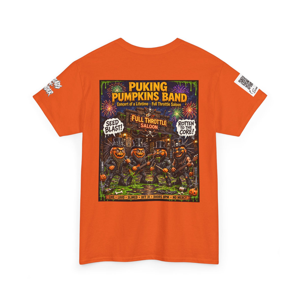 The Puking Pumpkins Punks #6 — Concert of Life - Horror Graphic T-Shirt