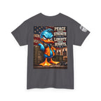 Peace Through Strength, Liberty Through Rights Back Graphic Tee