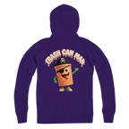 TRASH CAN MAN Premium Adult Zip Hoodie