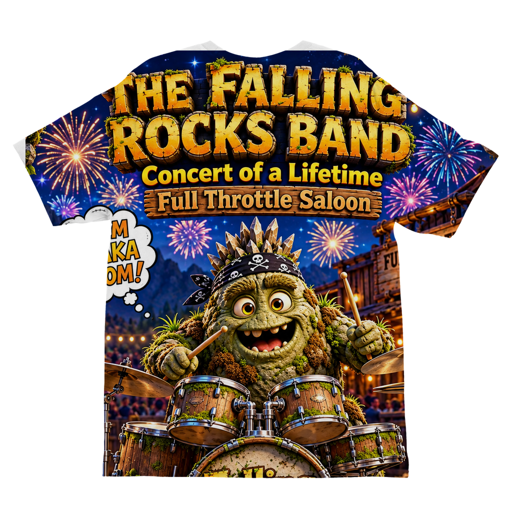 Falling Rocks COllection Sublimation Kids T-Shirt