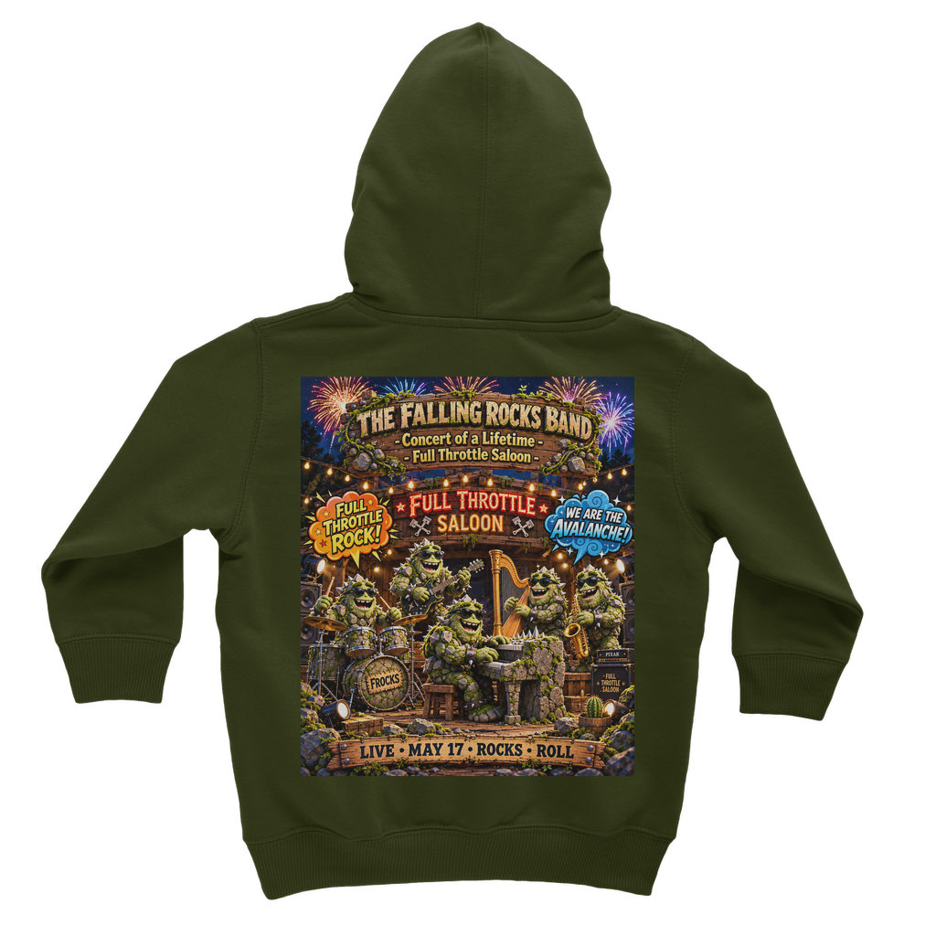 Falling Rocks COllection Classic Kids Hoodie