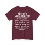 Second Amendment T-Shirt — Constitution Quote Flag Tee